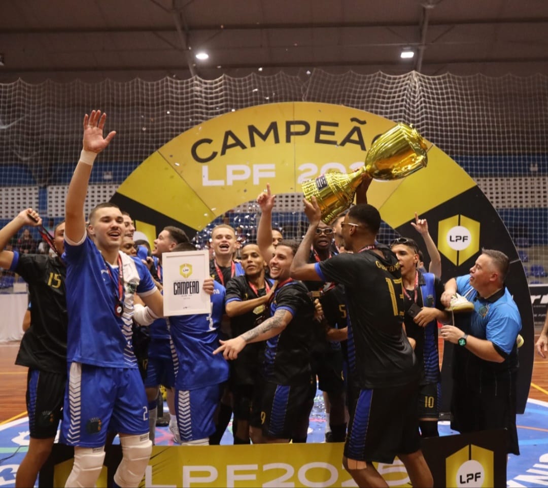 Guararema Futsal vive noite histórica e conquista bicampeonato da LPF Sub-20